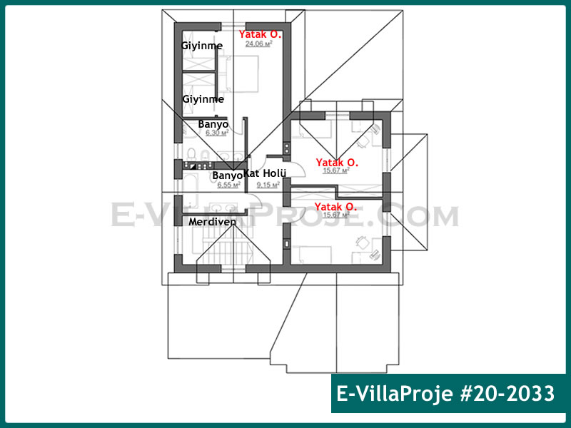Ev Villa Proje #20 – 2033 Ev Villa Projesi Model Detayları
