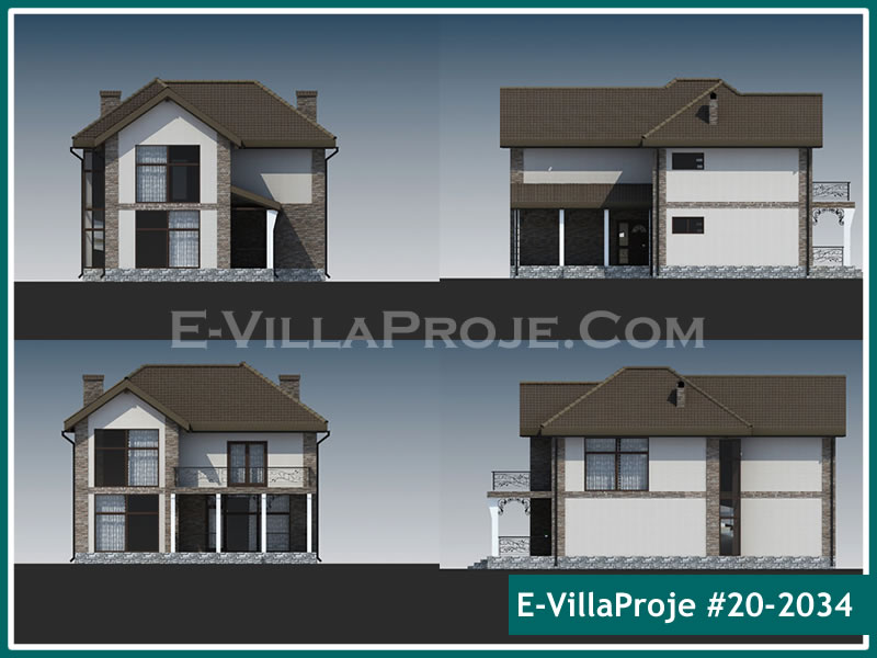 Ev Villa Proje #20 – 2034 Ev Villa Projesi Model Detayları