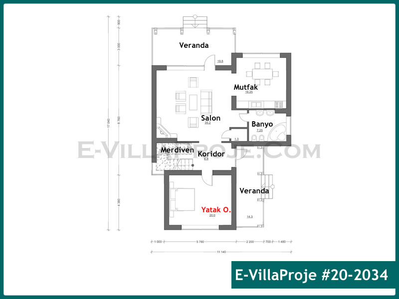 Ev Villa Proje #20 – 2034 Ev Villa Projesi Model Detayları