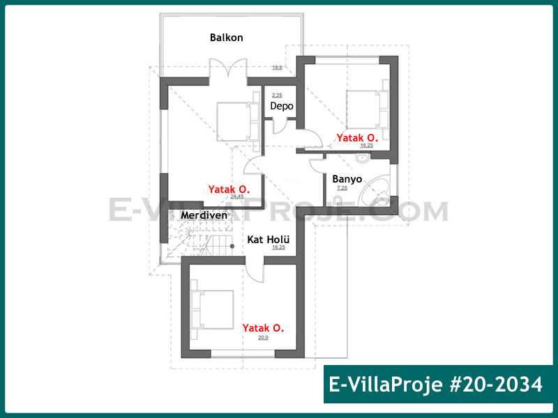 Ev Villa Proje #20 – 2034 Ev Villa Projesi Model Detayları