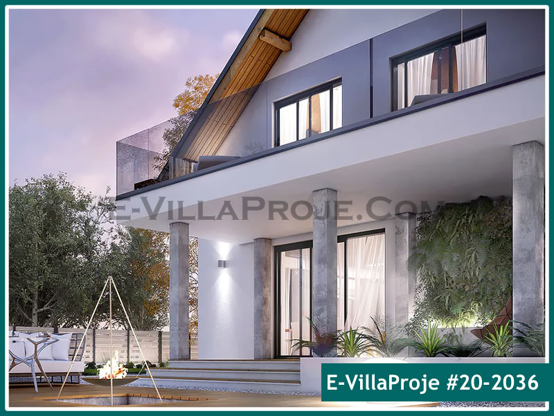 Ev Villa Proje #20 – 2036 Ev Villa Projesi Model Detayları