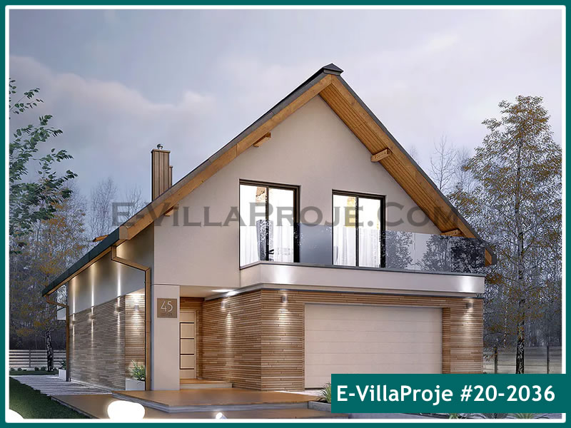 Ev Villa Proje #20 – 2036 Ev Villa Projesi Model Detayları