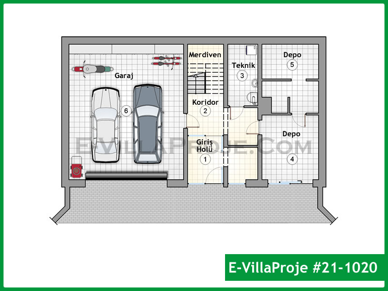 Ev Villa Proje #21 – 1020 Ev Villa Projesi Model Detayları