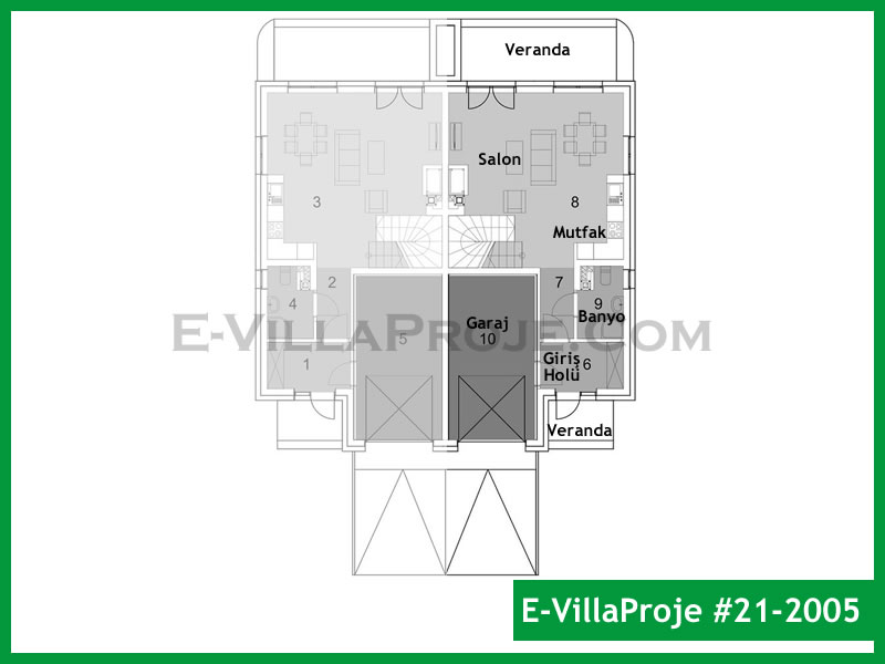 Ev Villa Proje #21 – 2005 Ev Villa Projesi Model Detayları