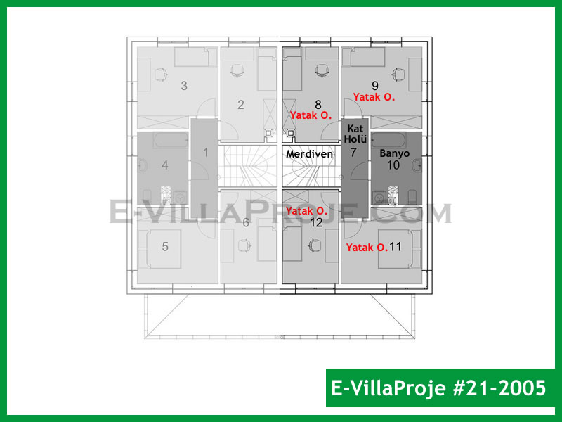 Ev Villa Proje #21 – 2005 Ev Villa Projesi Model Detayları