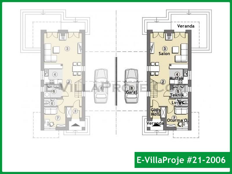 Ev Villa Proje #21 – 2006 Ev Villa Projesi Model Detayları