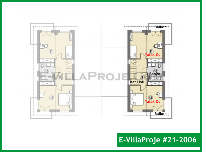 Ev Villa Proje #21 – 2006 Ev Villa Projesi Model Detayları