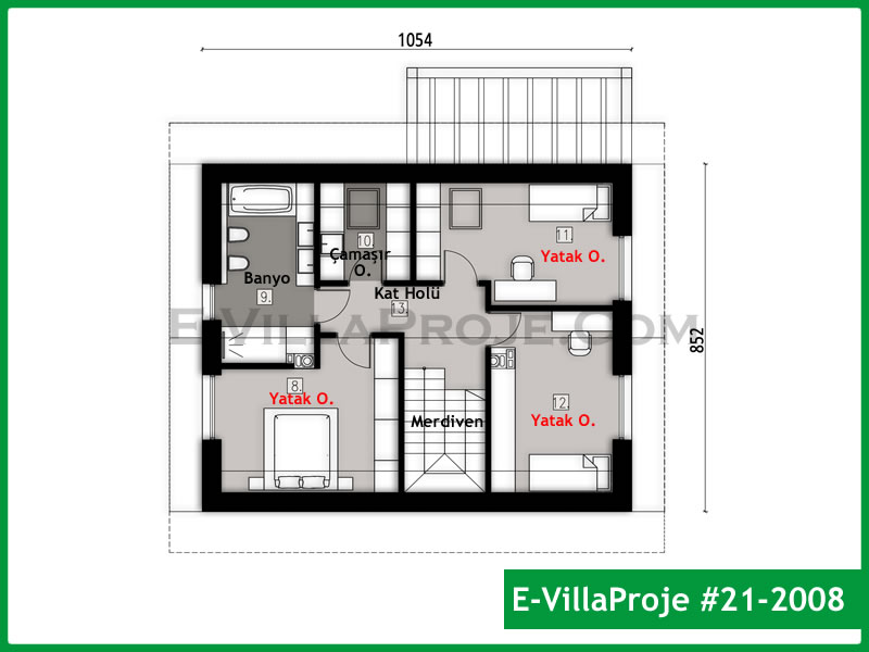 Ev Villa Proje #21 – 2008 Ev Villa Projesi Model Detayları