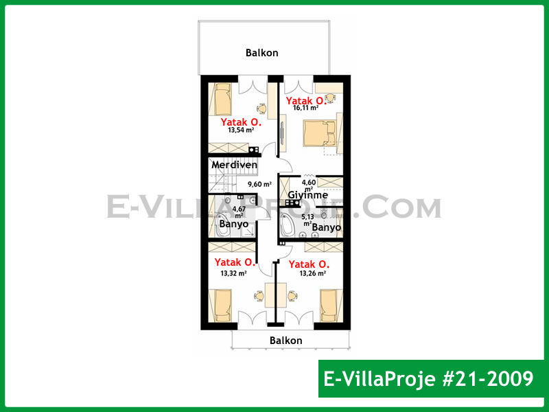 Ev Villa Proje #21 – 2009 Ev Villa Projesi Model Detayları