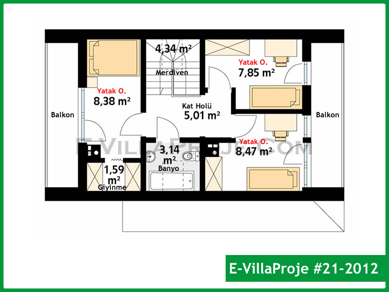 Ev Villa Proje #21 – 2012 Ev Villa Projesi Model Detayları