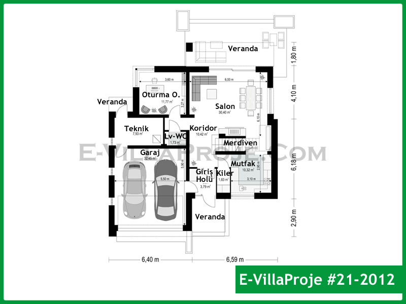 Ev Villa Proje #21 - 2013 Çelik Ev Projesi - Görsel 2