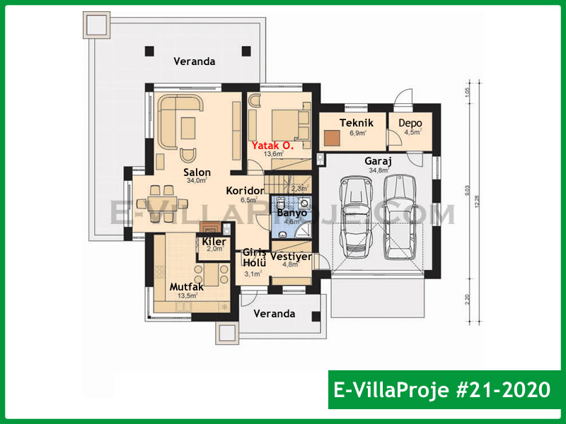 Ev Villa Proje #21 – 2020 Ev Villa Projesi Model Detayları