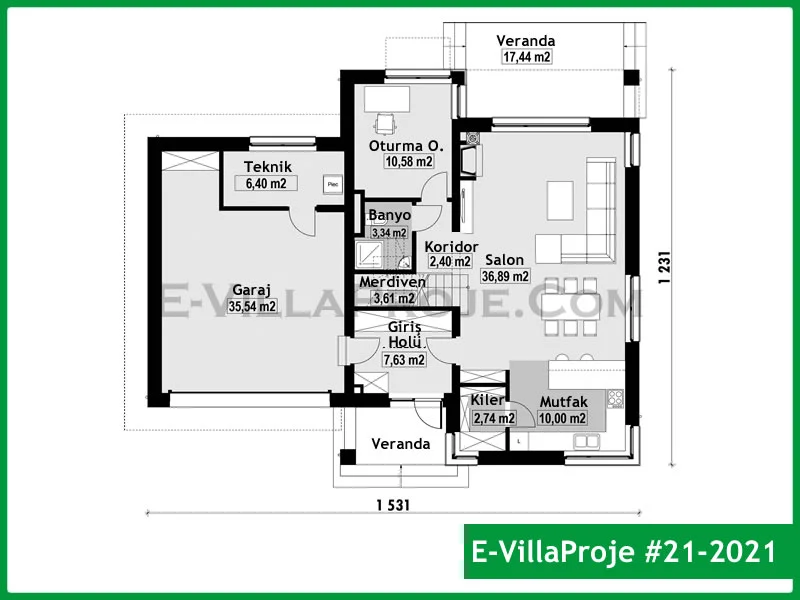 Ev Villa Proje #21 – 2021 Ev Villa Projesi Model Detayları