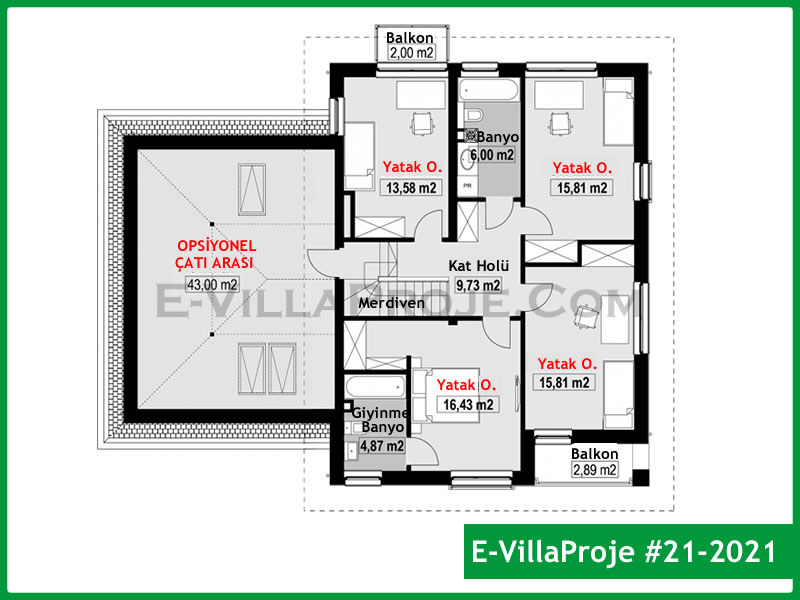 Ev Villa Proje #21 – 2021 Ev Villa Projesi Model Detayları