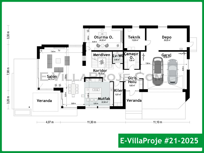 Ev Villa Proje #21 – 2025 Ev Villa Projesi Model Detayları