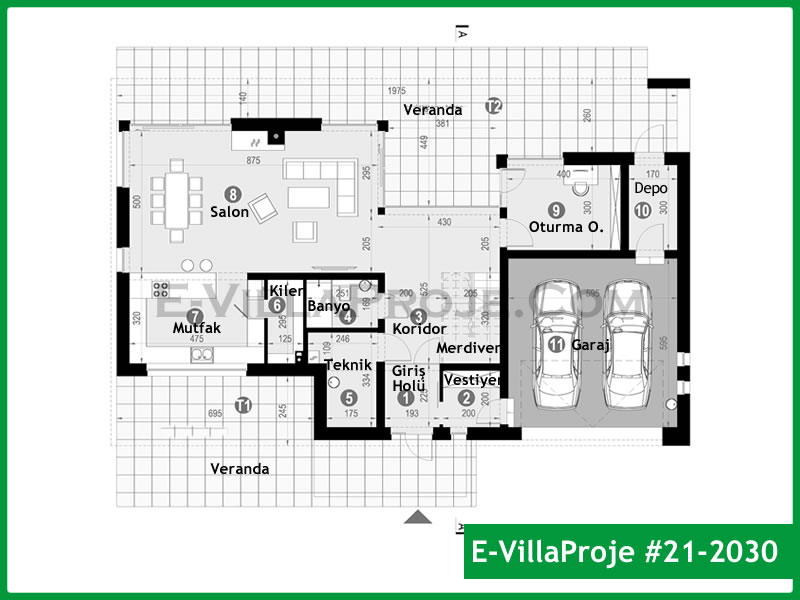 Ev Villa Proje #21 – 2030 Ev Villa Projesi Model Detayları