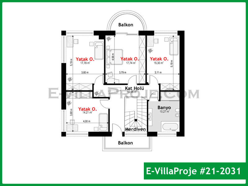 Ev Villa Proje #21 – 2031 Ev Villa Projesi Model Detayları