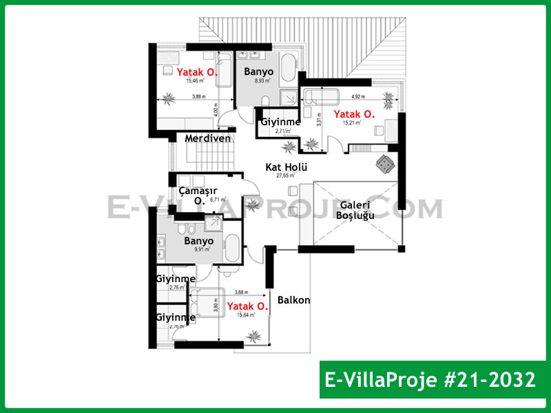 Ev Villa Proje #21 – 2032 Ev Villa Projesi Model Detayları