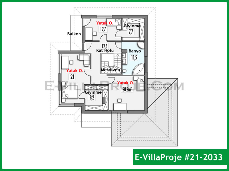 Ev Villa Proje #21 – 2033 Ev Villa Projesi Model Detayları