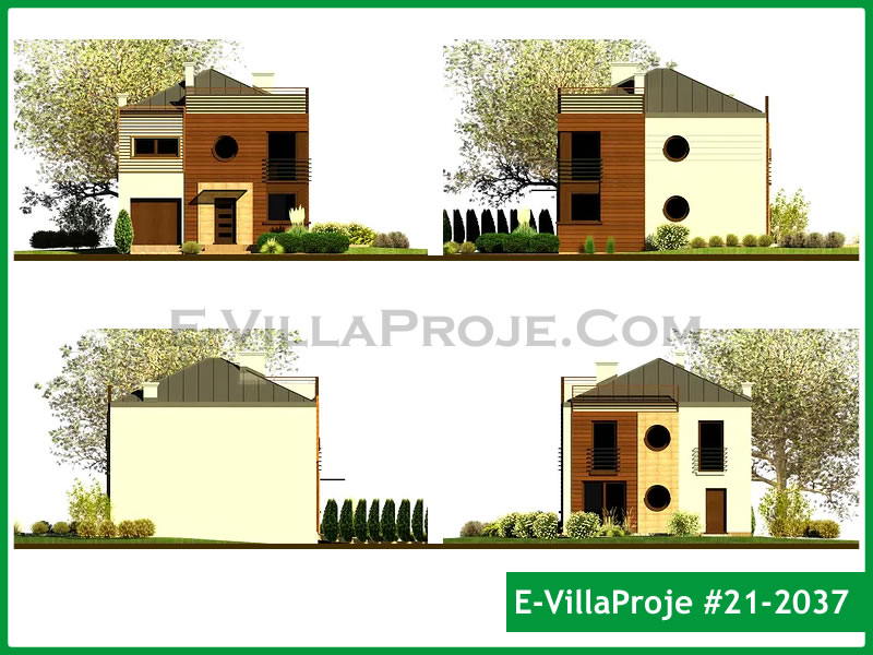 Ev Villa Proje #21 – 2037 Ev Villa Projesi Model Detayları