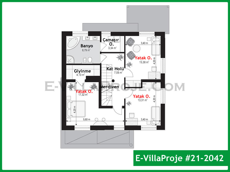 Ev Villa Proje #21 – 2042 Ev Villa Projesi Model Detayları