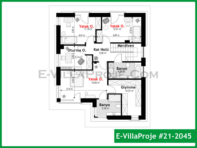 Ev Villa Proje #21 – 2045 Ev Villa Projesi Model Detayları