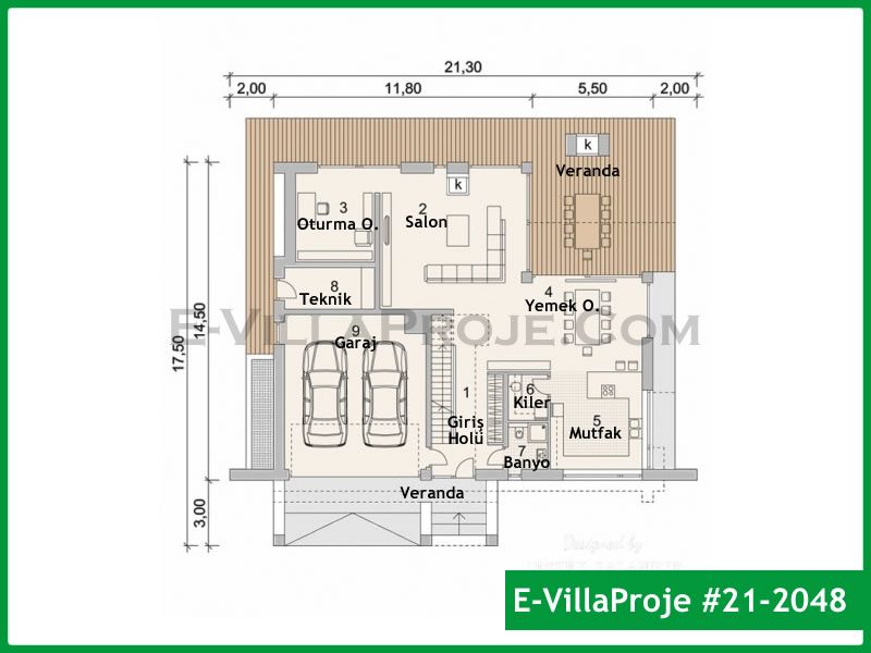 Ev Villa Proje #21 – 2048 Ev Villa Projesi Model Detayları