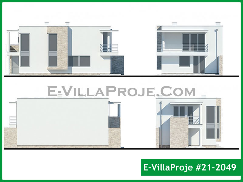 Ev Villa Proje #21 – 2049 Ev Villa Projesi Model Detayları