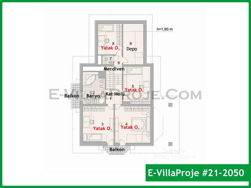 Ev Villa Proje #21 – 2050 Ev Villa Projesi Model Detayları