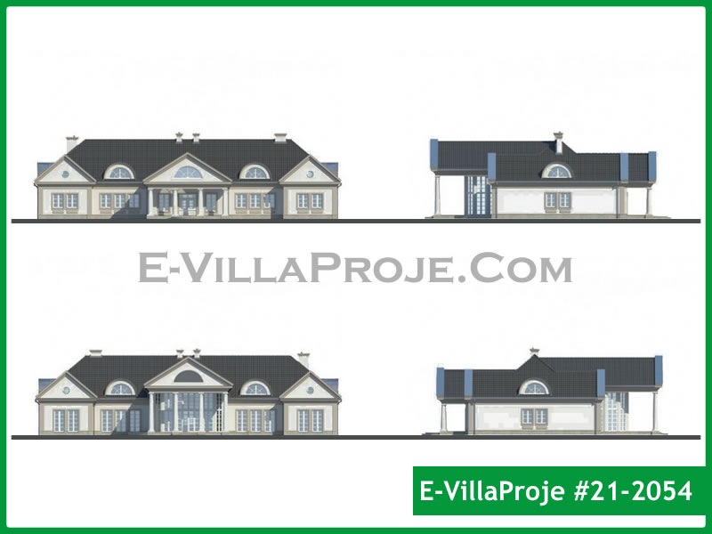 Ev Villa Proje #21 – 2054 Ev Villa Projesi Model Detayları