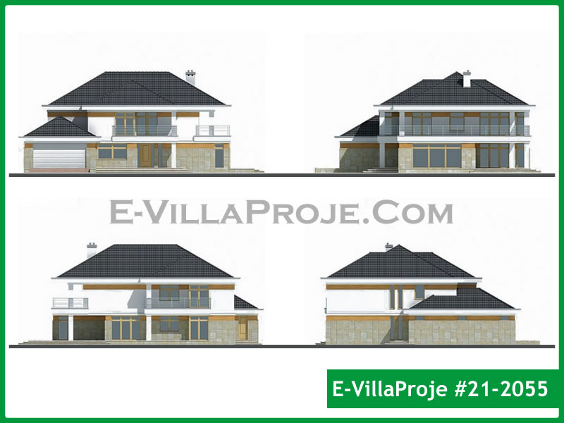 Ev Villa Proje #21 – 2055 Ev Villa Projesi Model Detayları