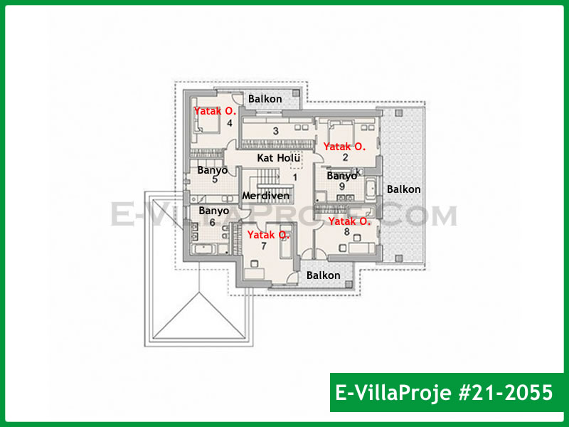 Ev Villa Proje #21 – 2055 Ev Villa Projesi Model Detayları