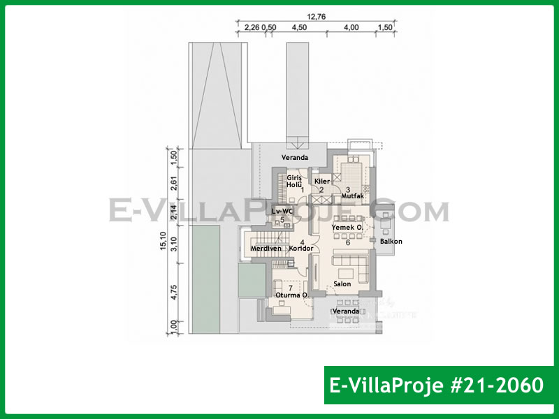 Ev Villa Proje #21 – 2060 Ev Villa Projesi Model Detayları