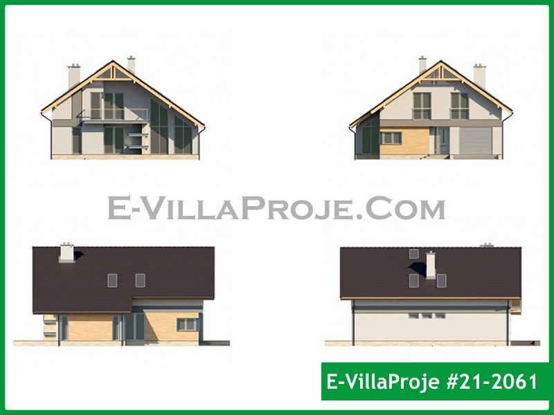 Ev Villa Proje #21 – 2061 Ev Villa Projesi Model Detayları