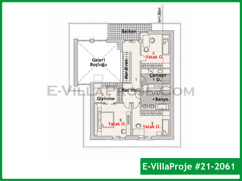 Ev Villa Proje #21 – 2061 Ev Villa Projesi Model Detayları