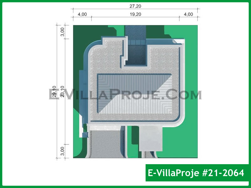 Ev Villa Proje #21 – 2064 Ev Villa Projesi Model Detayları
