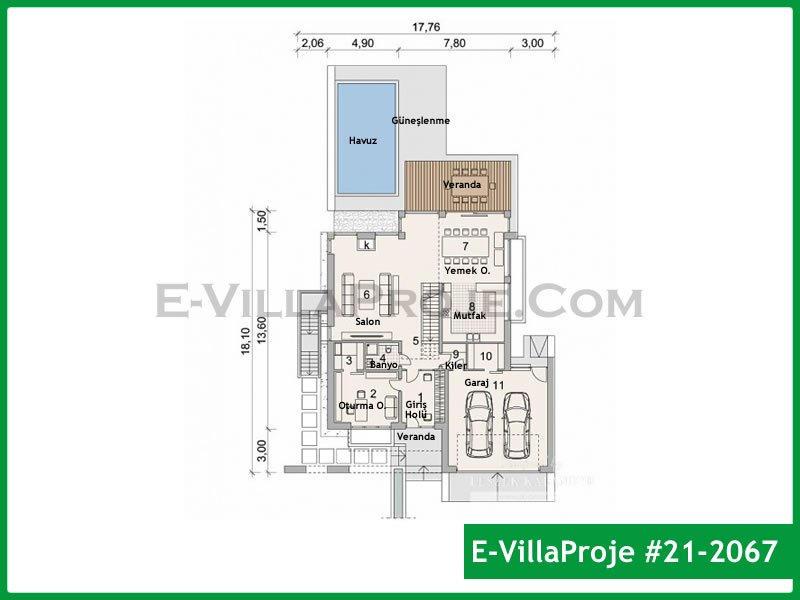 Ev Villa Proje #21 – 2067 Ev Villa Projesi Model Detayları