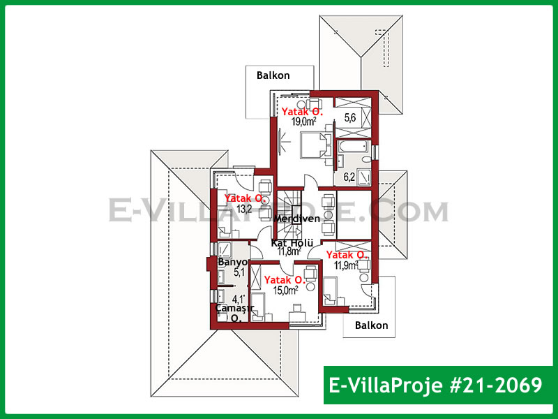 Ev Villa Proje #21 – 2069 Ev Villa Projesi Model Detayları