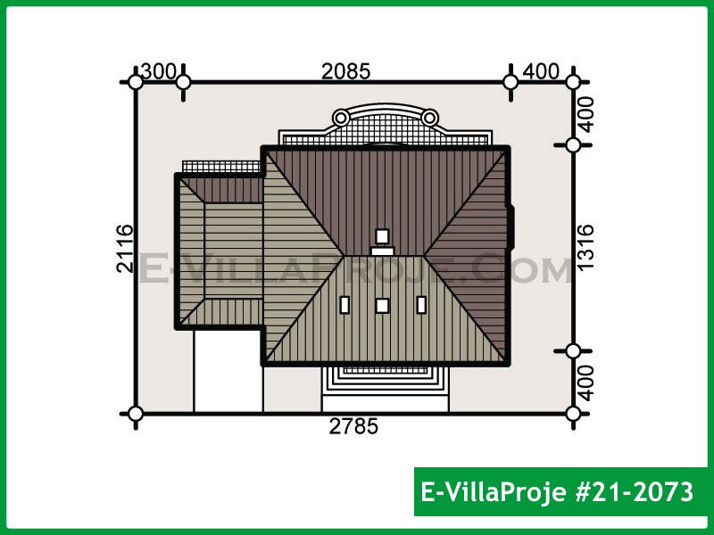 Ev Villa Proje #21 – 2073 Ev Villa Projesi Model Detayları