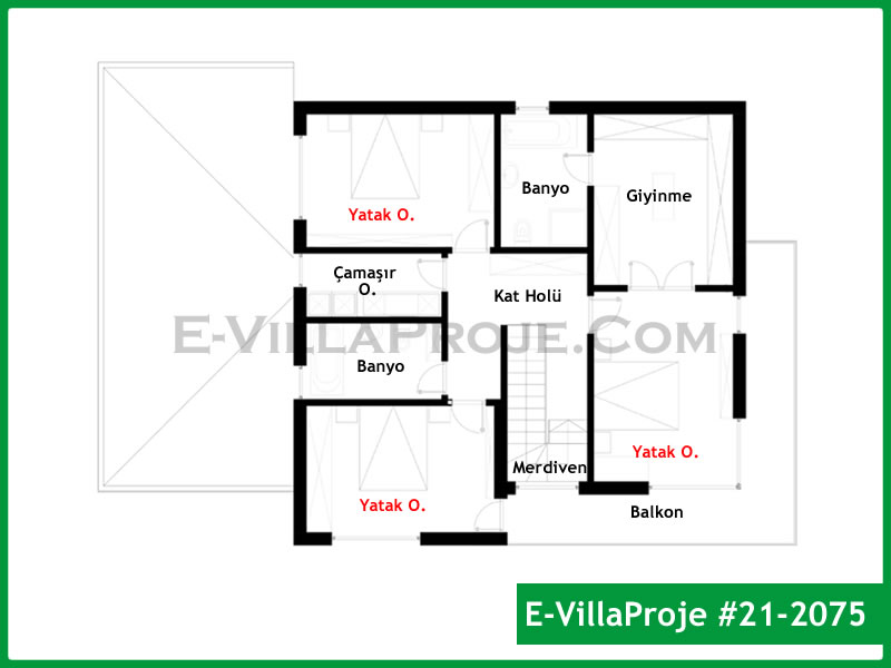 Ev Villa Proje #21 – 2075 Ev Villa Projesi Model Detayları