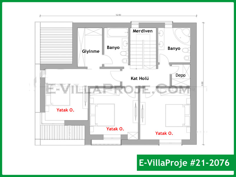 Ev Villa Proje #21 – 2076 Ev Villa Projesi Model Detayları