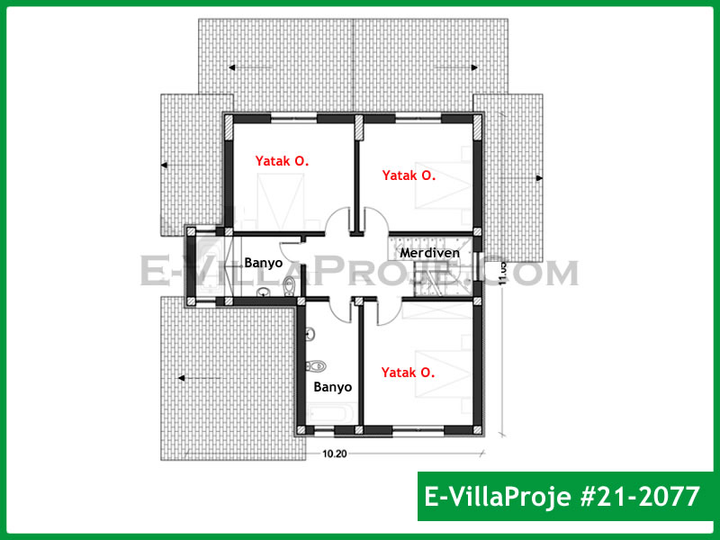 Ev Villa Proje #21 – 2077 Ev Villa Projesi Model Detayları