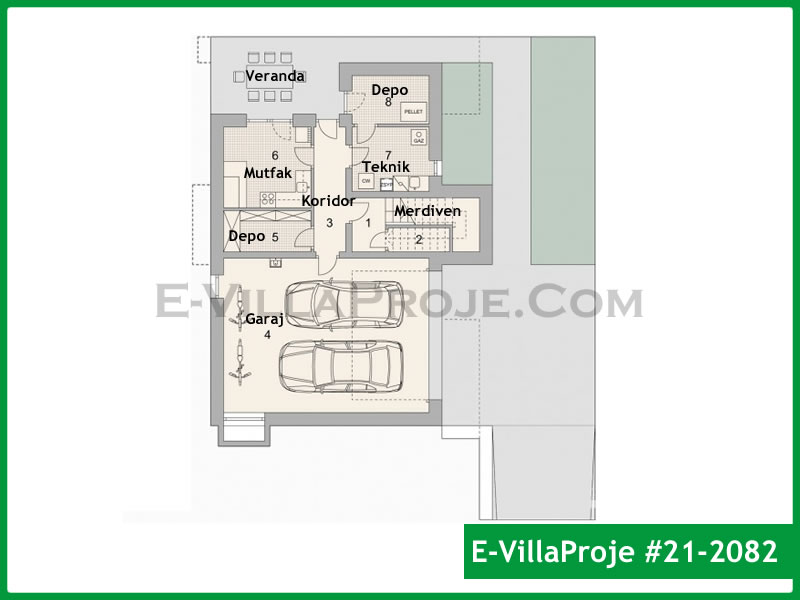 Ev Villa Proje #21 - 2082 Çelik Ev Projesi - Görsel 4