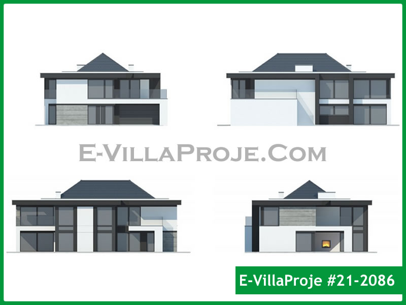 Ev Villa Proje #21 – 2086 Ev Villa Projesi Model Detayları