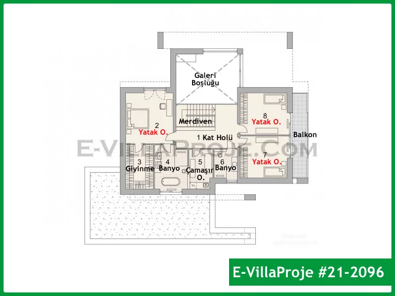 Ev Villa Proje #21 – 2096 Ev Villa Projesi Model Detayları