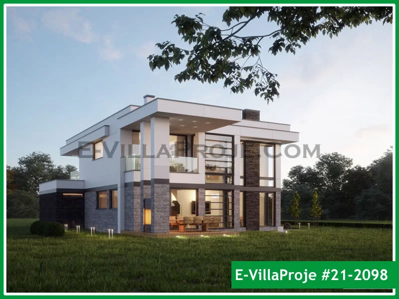 Ev Villa Proje #21 – 2098 Ev Villa Projesi Model Detayları
