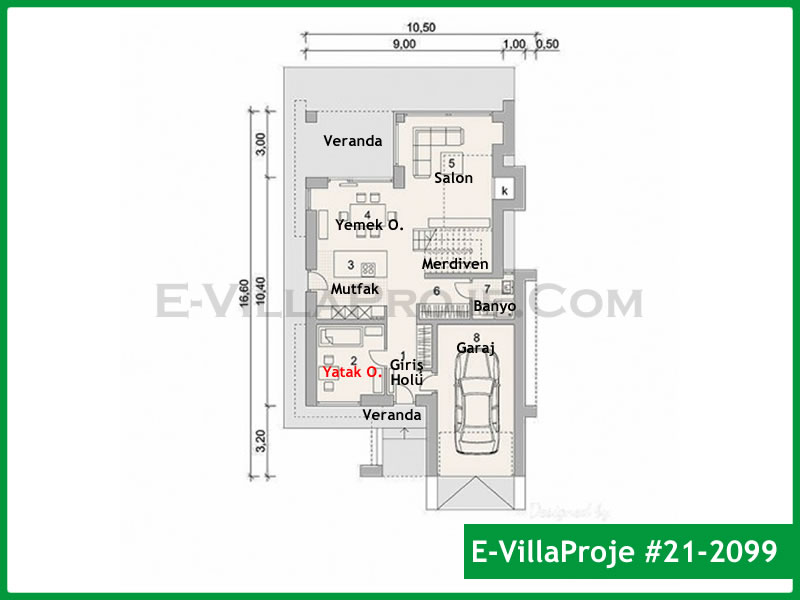 Ev Villa Proje #21 – 2099 Ev Villa Projesi Model Detayları