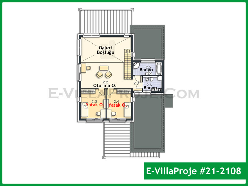 Ev Villa Proje #21 – 2108 Ev Villa Projesi Model Detayları