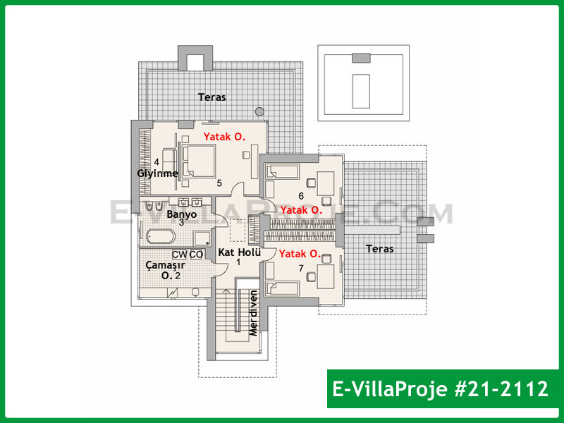 Ev Villa Proje #21 – 2112 Ev Villa Projesi Model Detayları