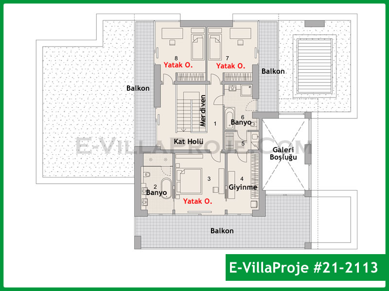 Ev Villa Proje #21 – 2113 Ev Villa Projesi Model Detayları